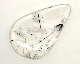 Tourmalated Quartz Cabochon from Brazil