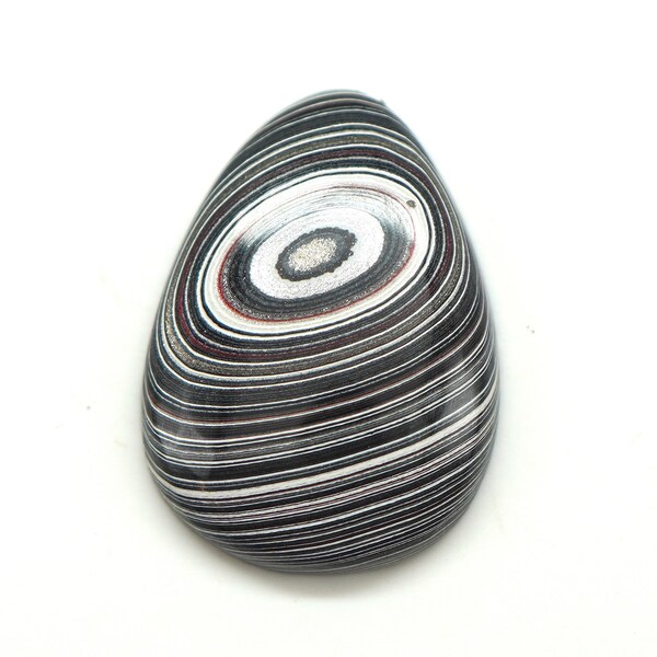 Fordite Detroit Agate Cabochon 20.5 x 15 x 3.5 mm from Kentucky