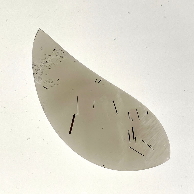Rutilated Quartz Cabochon 67 x 28 x 5 mm from Brazil