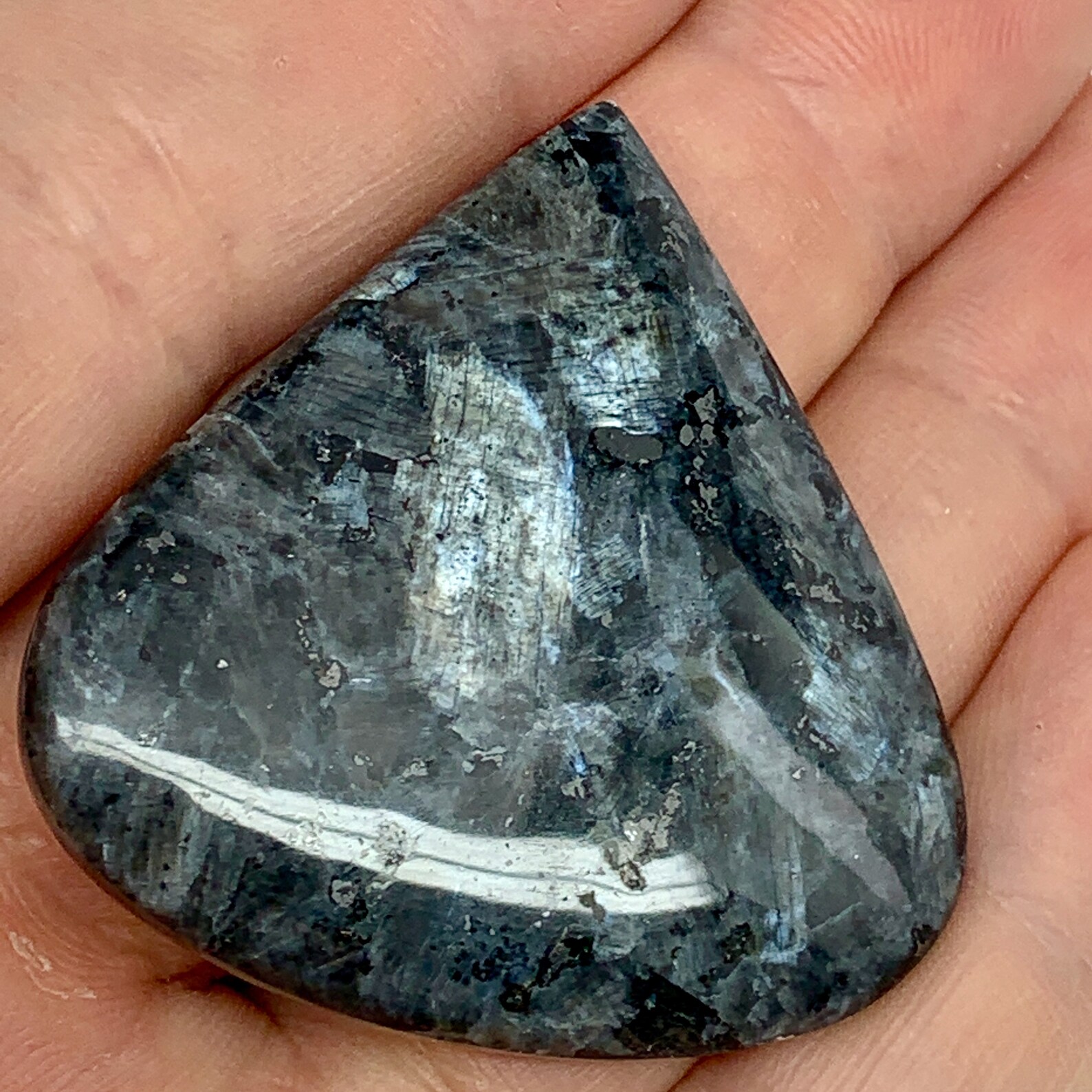 Larvikite Labradorite Cabochon 44 x 43 x 55 mm dalla Norvegia Etsy