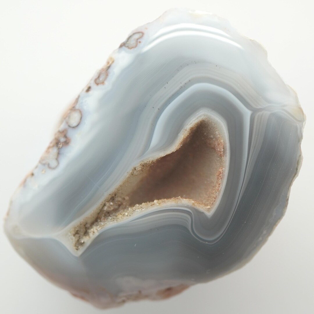 Arizona Banded Agate Geode Specimen From Gila Bend Mountains Arizona ...
