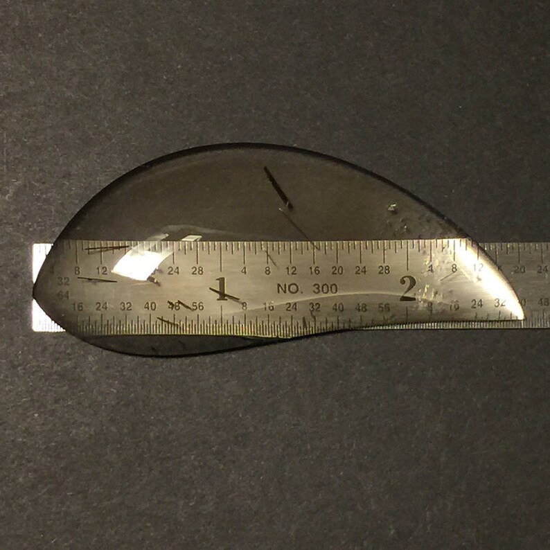 Rutilated Quartz Cabochon 67 x 28 x 5 mm from Brazil