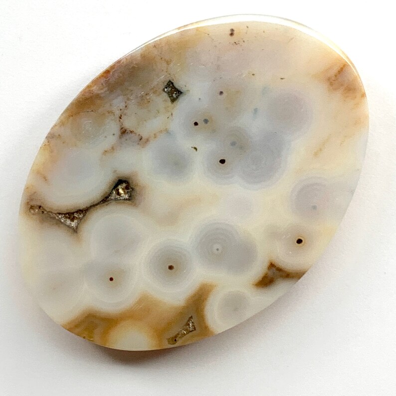 Ocean Jasper Cabochon 50 x 35.5 x 5 mm from Madagascar
