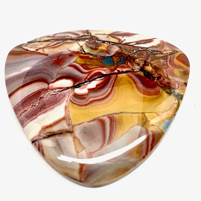 Blue Dream Mescalero Jasper Cabochon 37 x 33 x 6 mm from Etsy