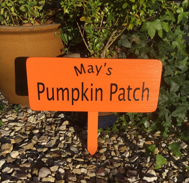 Personalised wooden garden sign in a vintage style gardening Etsy