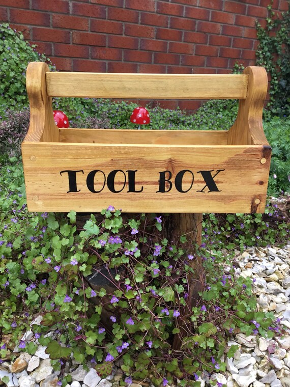 Personalised Wooden Tool Box Wedding Groom Best Man Image 0