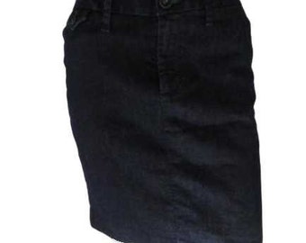 Banana Republic 70's Knee Length Denim Skirt Blue SZ 6P SKU 000102