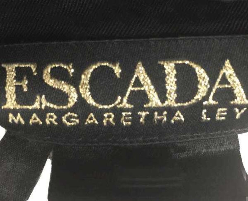 Escada 60's-early 70's Black Wool Pants Size 40 EURO SKU 000057 image 5