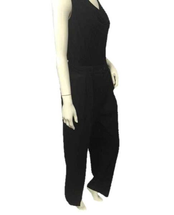 Escada 60's-early 70's Black Wool Pants Size 40 E… - image 3