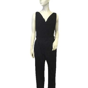 Escada 60's-early 70's Black Wool Pants Size 40 EURO SKU 000057 image 1