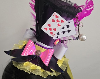 Mad Hatter Alice in Wonderland Cosplay costume Top Hat