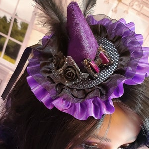 Mini Witch Hat  Headband Halloween Costume Cosplay Photo Prop
