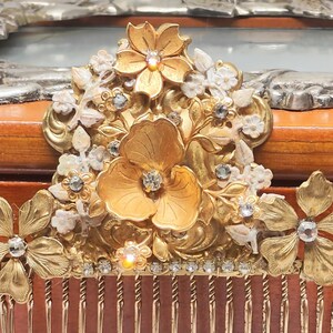 Painted Brass Comb - Etsy display picture 2