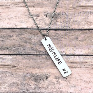 Baseball Mom Necklace Personalized Baseball Jewelry Jersey Number Necklace Baseball Mom Sports Jewelry Team Mom Gift image 4