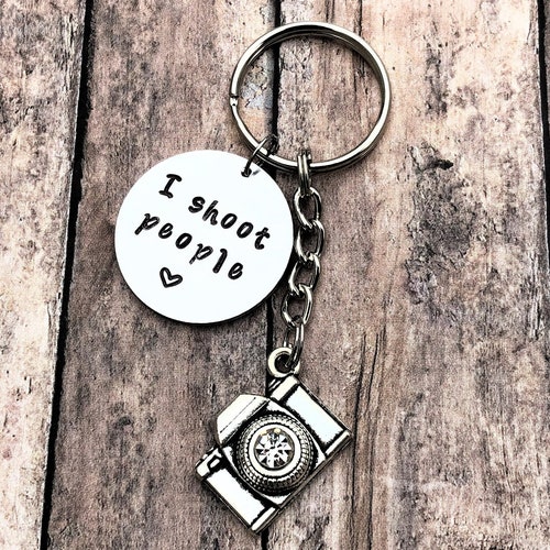 Gift for Photographer Capture Life Keychain Camera Charm Etsy