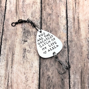 Personalized Fishing Lure, Fishing Gift, Anniversary Gift, Gift for Him, Personalized Gift, Fishing Lure Gift, Custom Lure, Bass Fishing