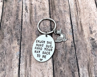 Duck Hunting Keychain, Gift for Him, Anniversary Gift for Him, Duck Hunting, Gift for Hunter, Hunting Gifts, Boyfriend Gift