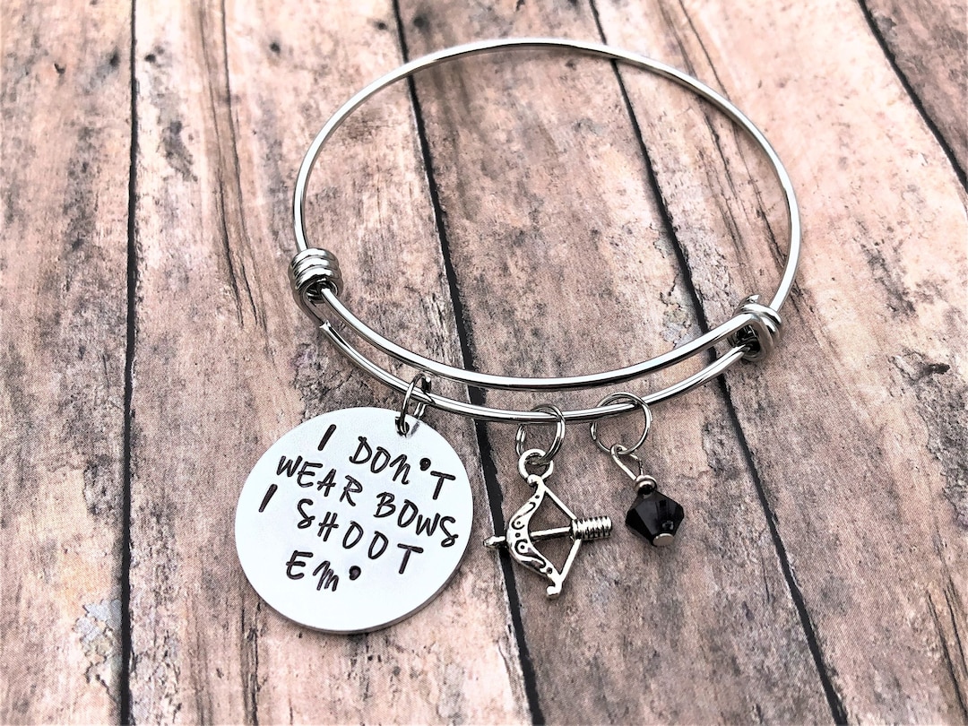 Archery Bracelet, Archery Gifts, Woman's Archery Gift, Bow and Arrow