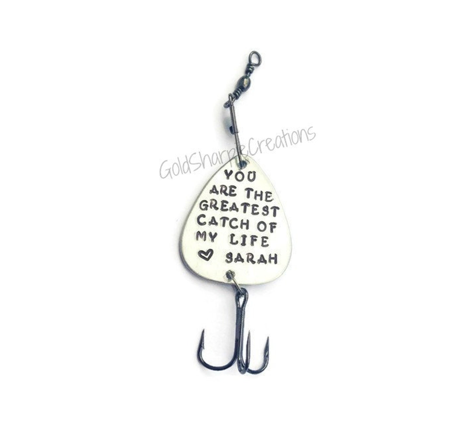 Personalized Fishing Lure Fishing Gift Anniversary Gift Etsy