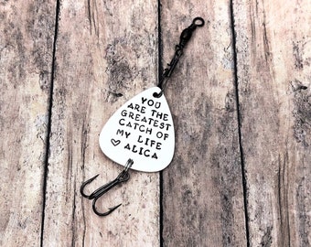 Personalized Fishing Lure, Fishing Gift, Anniversary Gift, Gift for Him, Personalized Gift, Fishing Lure Gift, Custom Lure, Fisherman