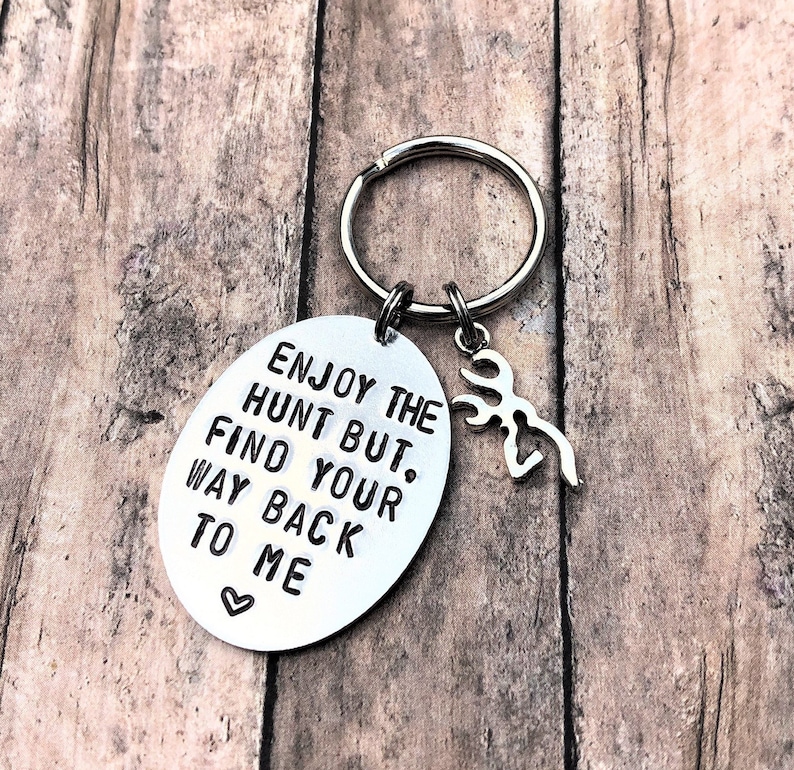 Engraved Hunting Keychain as Best Hunting Gifts For Him