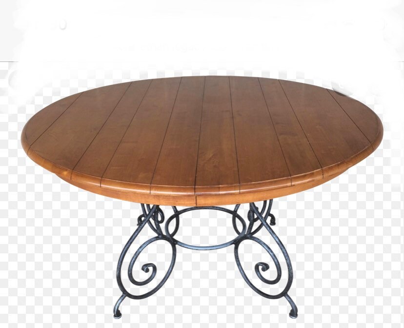 Ethan Allen Wrought Iron Table Legacy or Maison w Leaf Table