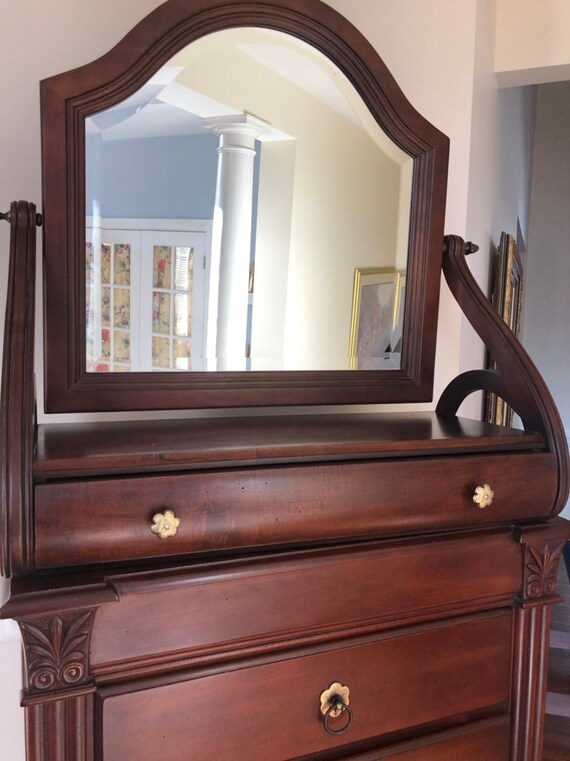 Ethan Allen British Dresser Top Dressing Mirror Buyer Pays Etsy