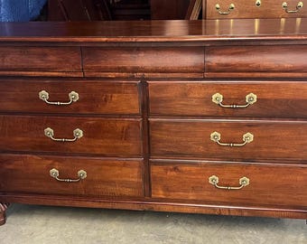 Ethan Montego British Classics Marques 9 Drawer Dresser 260 Cinnabar Buyer Pays All Shipping SALE