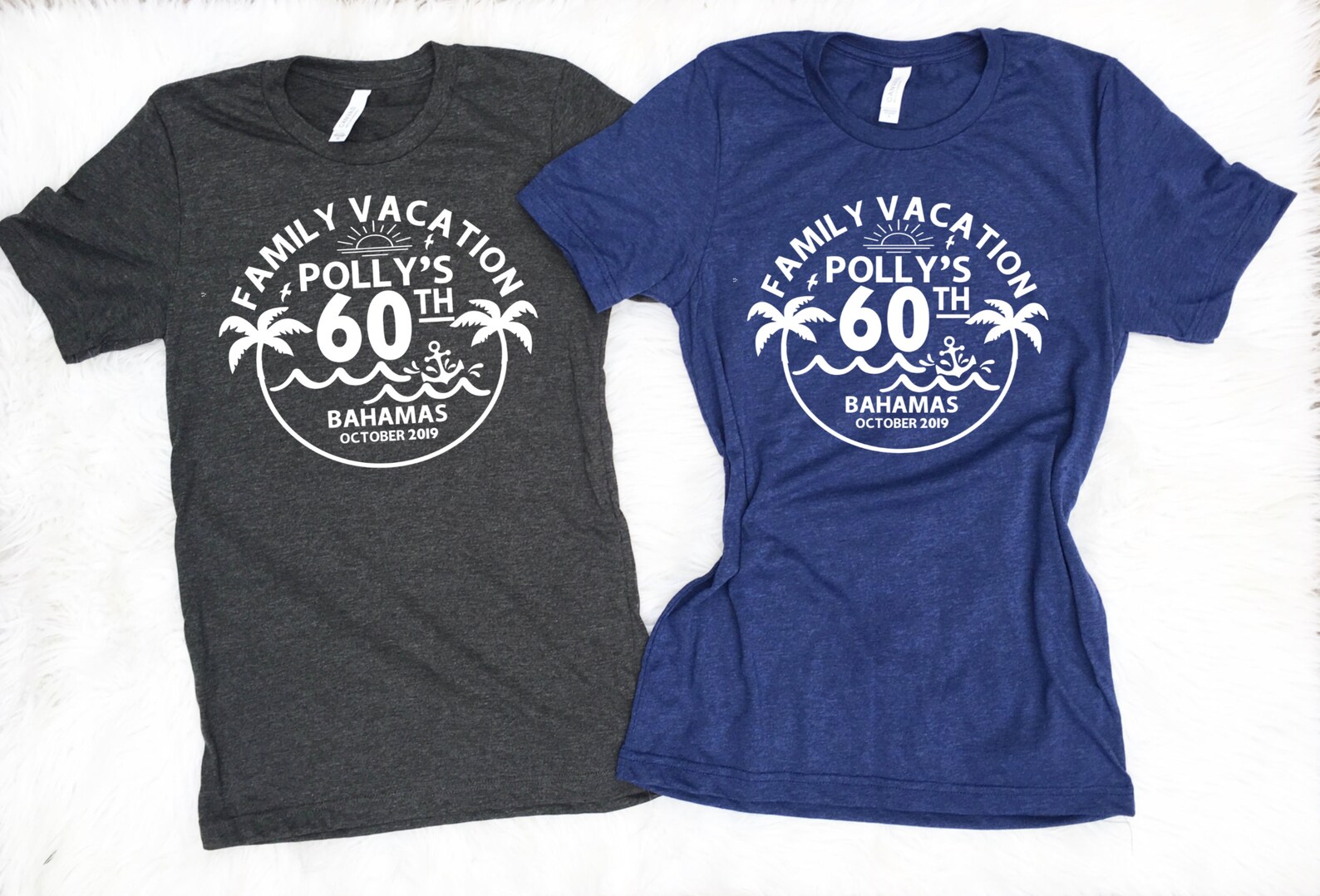 Family Birthday Vacation Shirts Friends T-Shirt T Tee Ladies | Etsy