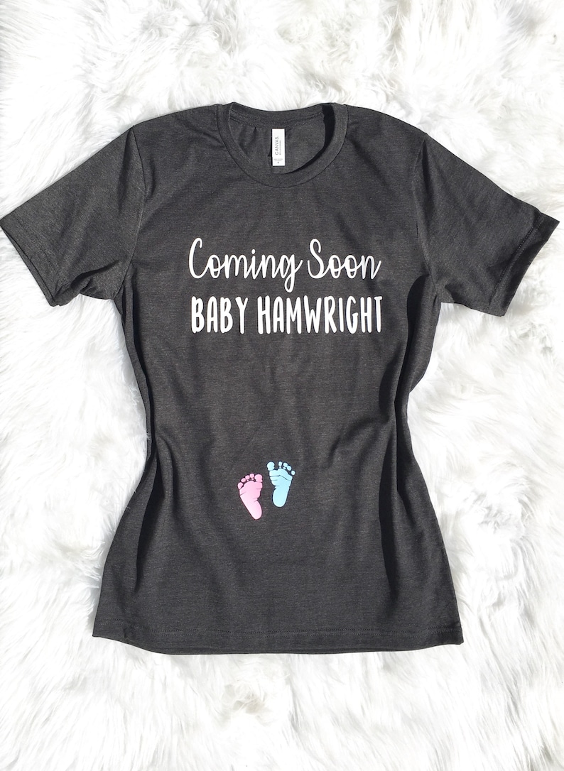 Expecting mom shirt Pregnancy Announcement Shirt Pregnancy Etsy