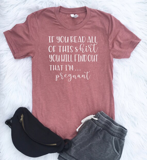 cheap pregnancy announcement shirts