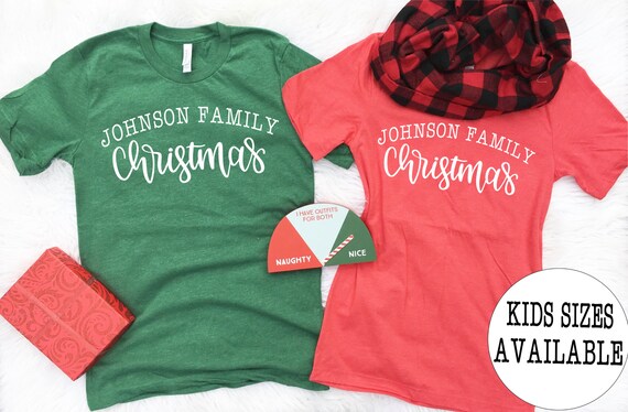 cute christmas shirts for family