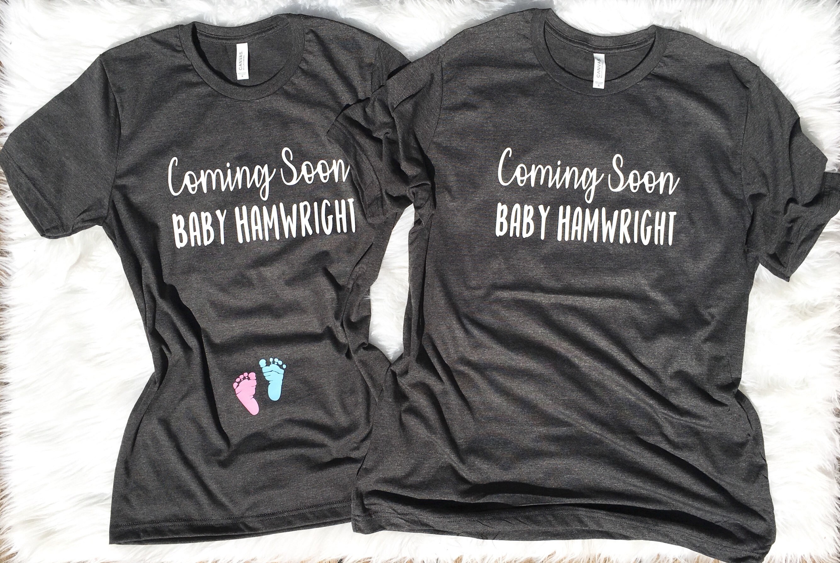 Pregnancy Announcement T Shirts Couples PregnancyWalls