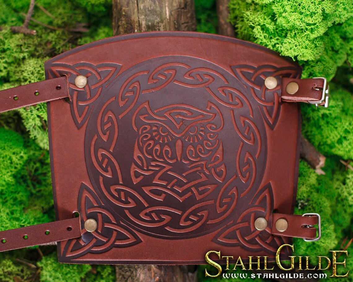 Archery Arm Guard Leather Bracers Viking Armor Cuff LARP Etsy