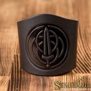 Viking-Inspired Leather Bracelet - Durable Men&#39;s Wristband, Great Gift for Father, Brother, Him, Norse Inspired Leather Cuff For Men