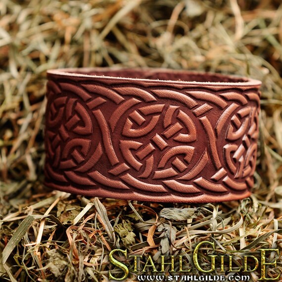 Ready to ship Leather Bracelet Cuff Viking bracelet Wristband | Etsy