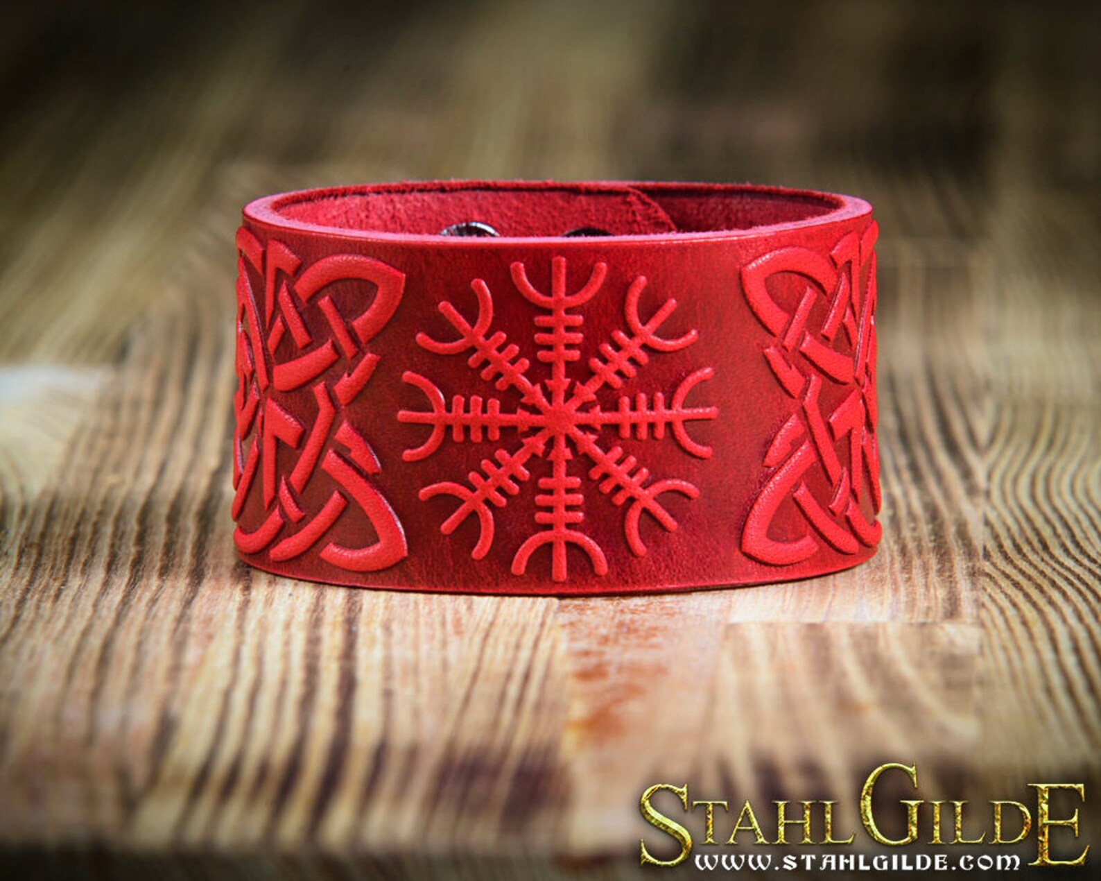 Leather Bracelet Viking Cuff Wristband Vikings Nordic Talisman Etsy