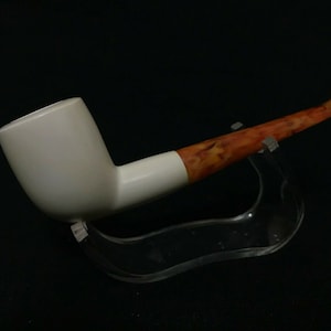 Meerschaum Pipe handmade block meerschaum best pipe classic meerschaum pipe collectibles by M.dülger + with case