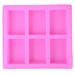 6 Cavity Rectangle Silicone Soap Mold, Lotion Bar Mold