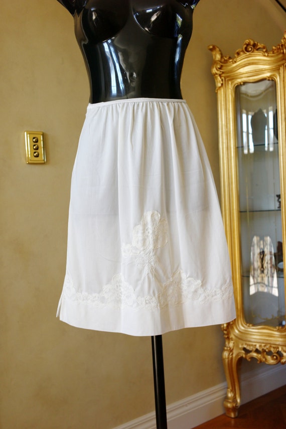 Vintage 1960s Half Slip, Petticoat in Super Silky DuP… Gem