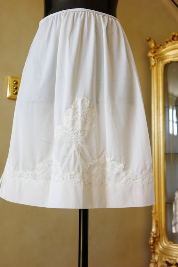 Vintage 1960s Half Slip, Petticoat in Super Silky DuP… Gem