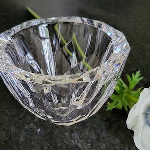 Vintage Orrefors Crystal Zenith Bowl Made in Sweden