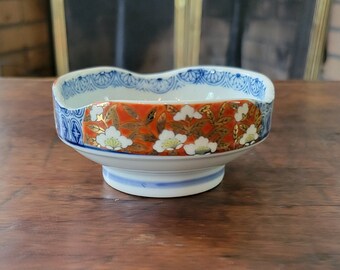 Vintage 1960s Gold Imari Hand Painted Porcelain Ashtray, Japan - Etsy