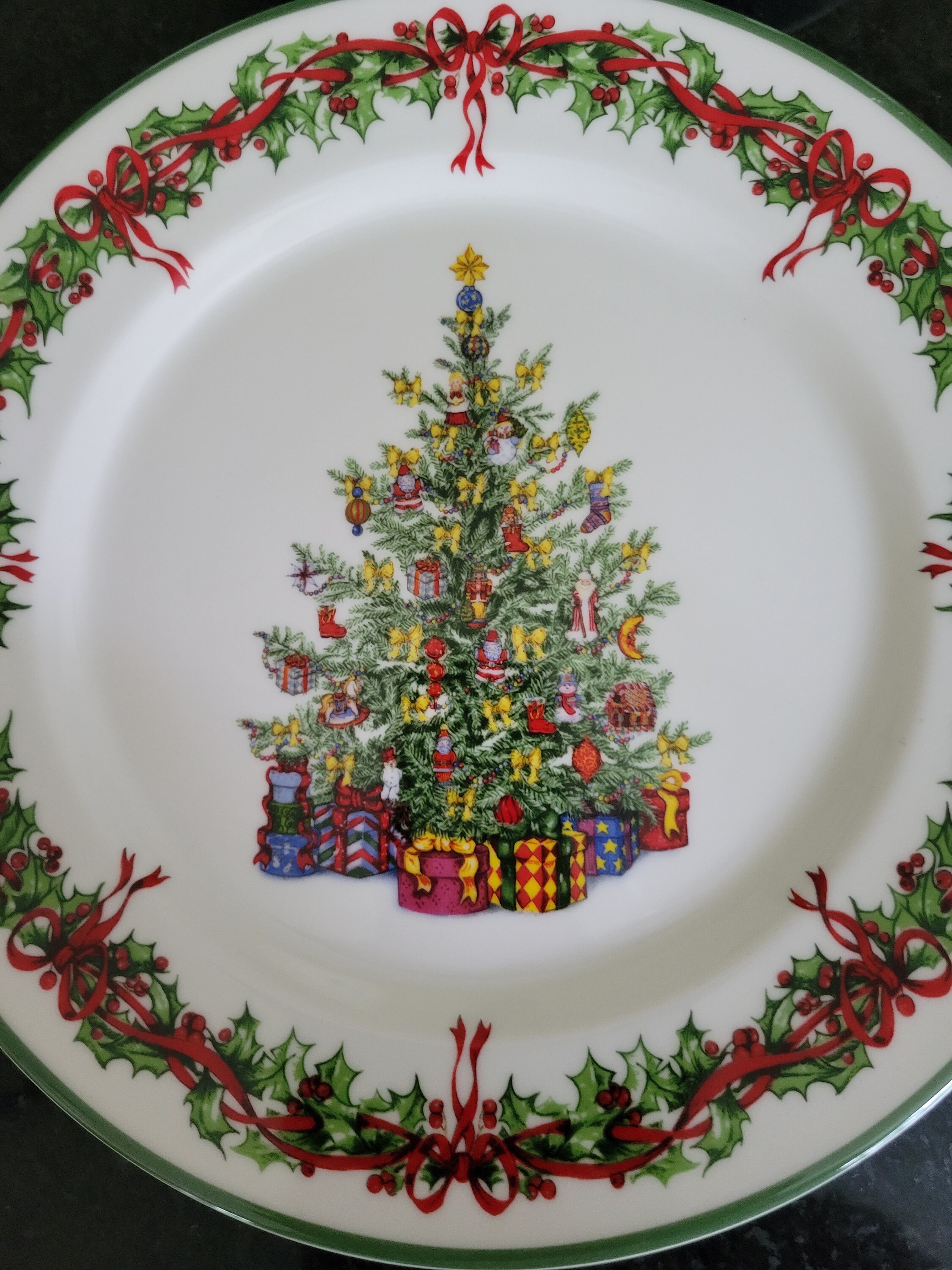 Christopher radko christmas plates hot sale