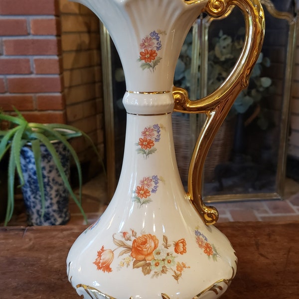 Vintage Ewer-Shaped Lamp Base - Genie Bottle Shaped Lamp Base