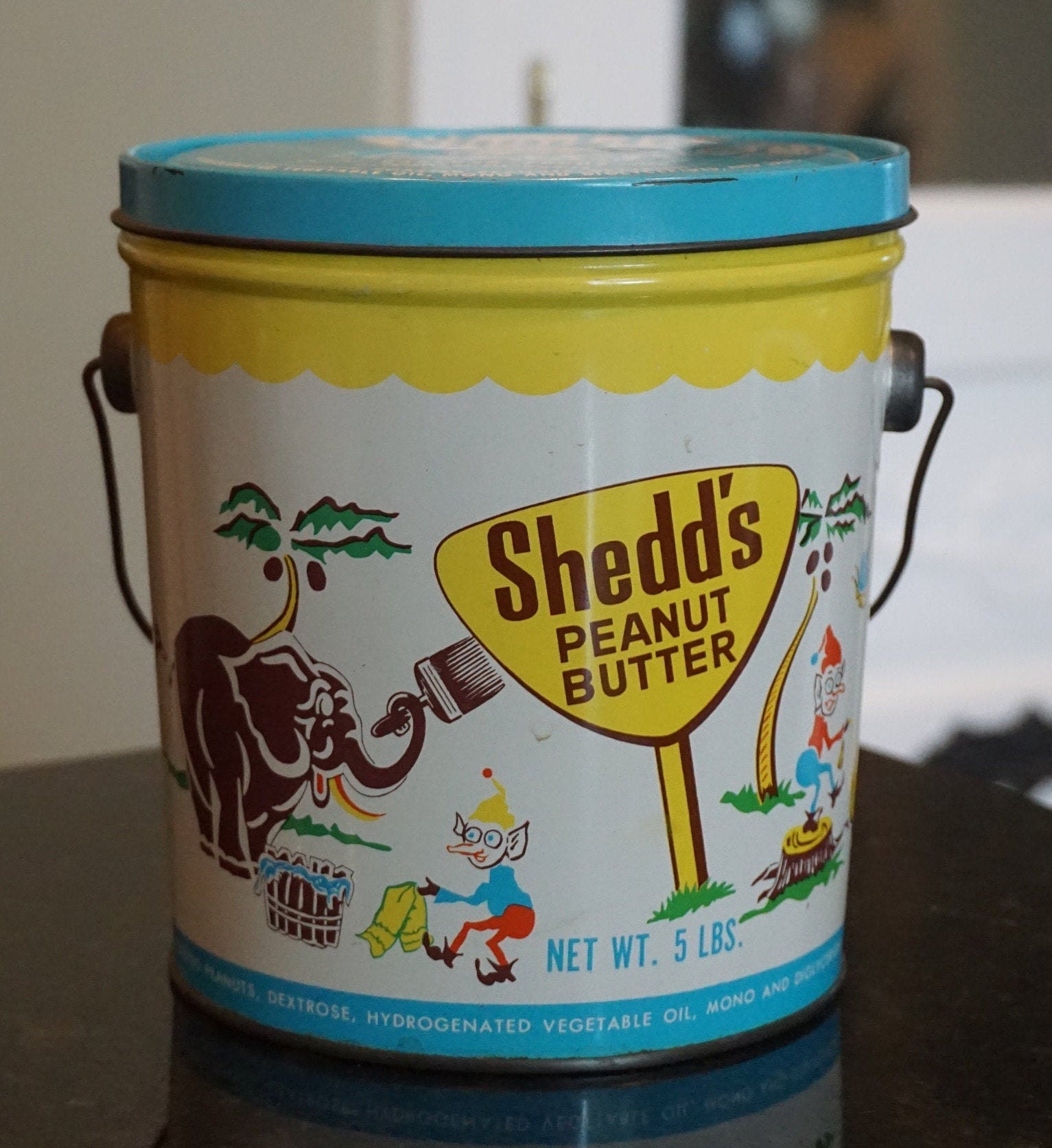 Vintage 1950s Shedd's Peanut Butter 5 Pound Tin Advertising Collectible  Shedd Bartush Foods Detroit Michigan - Etsy