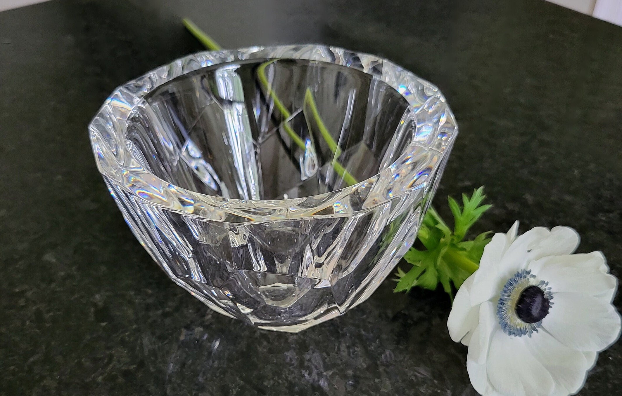Vintage Orrefors Crystal Zenith Bowl Made in Sweden - Etsy