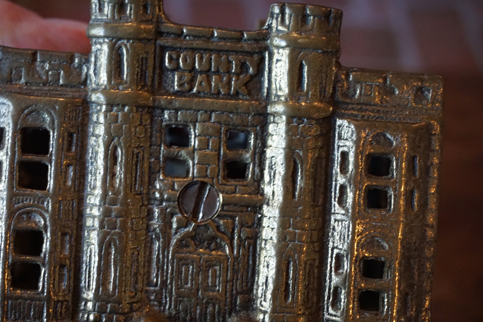 Antique Victorian English Brass County Bank 1890s Cast Brass | Etsy