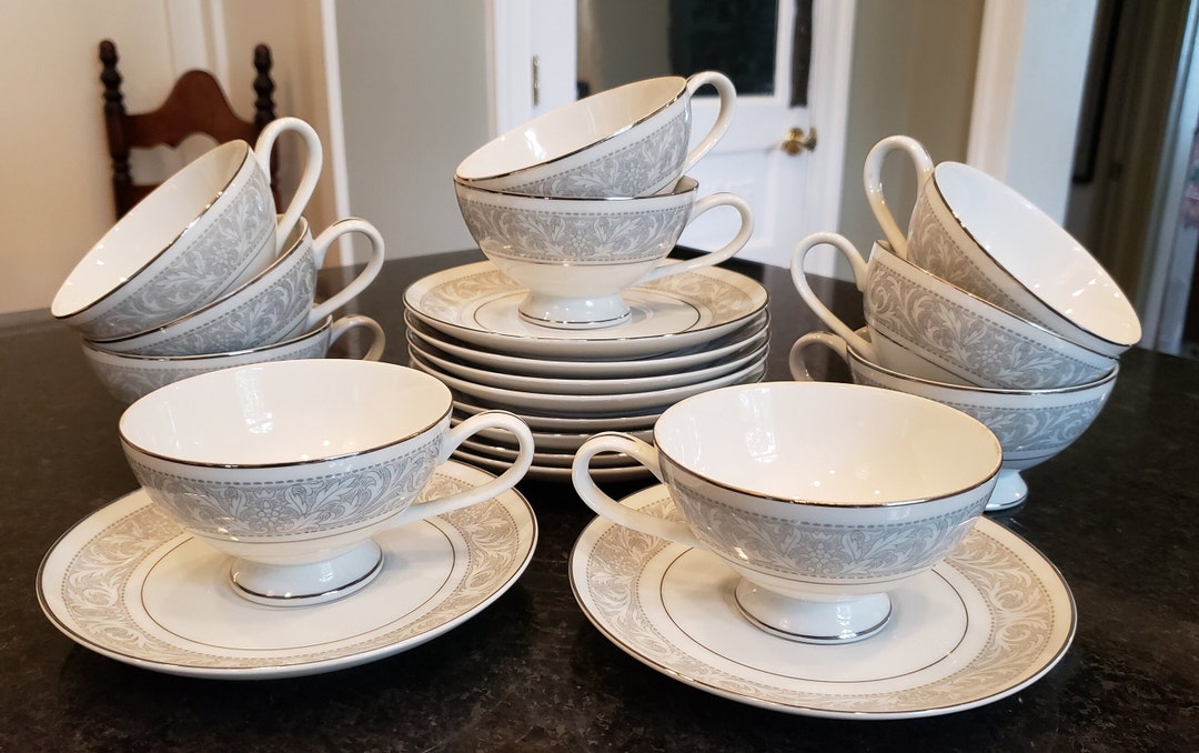 Vintage Imperial China Whitney Cups and Saucers Set of 10 Cups and