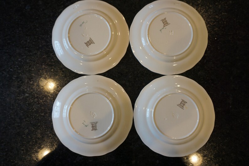 4 Copeland Spode Reynolds Bread Butter PlatesDiscontinued